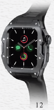 apple watch case Electroplated protective case Silicone with carbon fiber Apple watch case