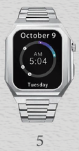 apple watch case Electroplated protective case Silicone with carbon fiber Apple watch case