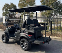 Electric Golf cart with 2+2 Seats,Sightseeing car,police car,Short-distance transportation,Tourist attraction car，Lithium Battery Golf Car,Community scooters,Buggy Golf Cart with Wind Shield CE for Commercial Use (seats 2+2)