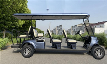 Electric Golf cart with 6+2 Seats,Sightseeing car,police car,Short-distance transportation,Tourist attraction car，Lithium Battery Golf Car,Buggy Golf Cart with Wind Shield CE for Commercial Use (seats 6+2)