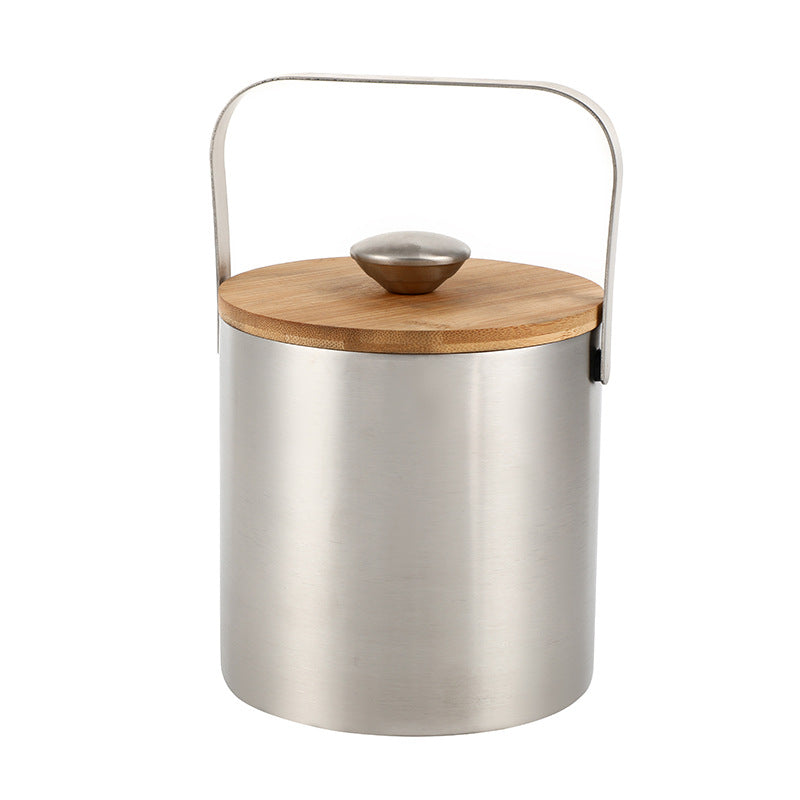 Wholesale Custom Stainless Steel Ice Bucket, Double-layered Insulated ...